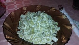 Талиатели с див чесън и сметана