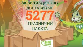 Holiday Heroes доставиха 5277 пакета на семейства в цяла България