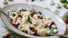 Крем със сладко и скир (skyr)