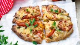 Пълнозърнеста основа за пица