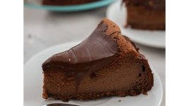 Шоколадов чийзкейк със сметана без печене