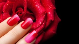 Червено и розово в маникюра