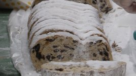 Щолен с марципан