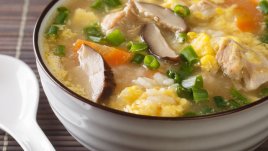 Супа с гъби и ориз