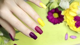 Пролетни маникюри в свежи цветове (галерия) 