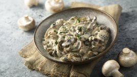 Гъби с пармезан на тиган