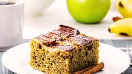 Сладък хляб с овесени ядки и банани