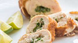 Пълнени пилешки гърди с броколи