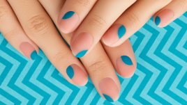 Нюд маникюри за къси нокти (+Снимки)