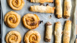 Баница с кайма и лук