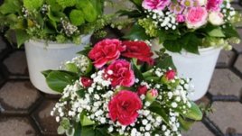 Сложете етикети за срок на годност на цветята и букетите