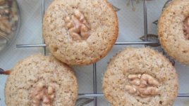 Пълнозърнести мъфини с орехче