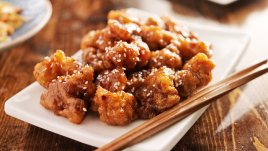 Пържено-печени пилешки бонфиленца със сусам