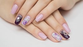 Люлякови нюанси в маникюра