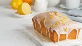 Лимонов кекс с джинджифил и глазура 