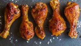 Пикантни бутчета със соев сос и мед