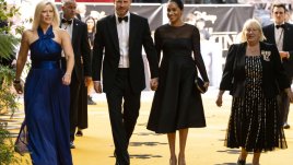 Меган Маркъл и принц Хари бяха гости на премиерата на "Цар Лъв"