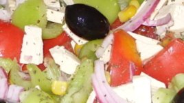 Типична вегетарианска салата