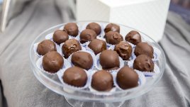 Сурови топчета с шоколад