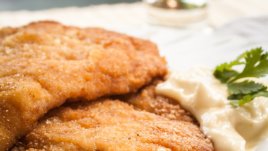 Хрупкаво печено пиле