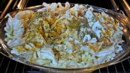 Вкусно зеле с кориандър на фурна