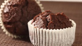 Мъфини с орехи и шоколад 