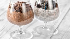 Пудинг със семена от чиа и шоколад