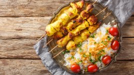 Пилешки шишчета с вкусна марината