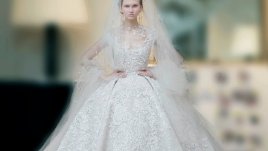 Красиви булчински рокли в стил Ели Сааб