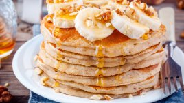 Протеинови палачинки с банан и овес 