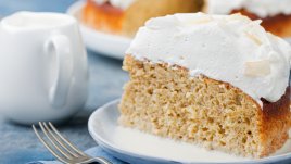 Ванилов кекс със сметанова глазура 