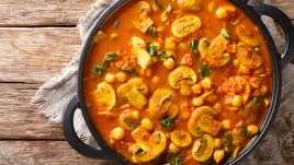 Супа с нахут и гъби