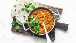 Супа с червена леща и бекон