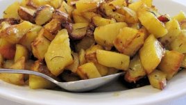 Печени картофи с подправки по кипърски 