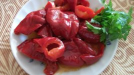 Мариновани нарязани червени камби