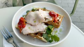 Картофени гофрети с пармезан