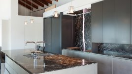 Ефект на мрамор в кухнята