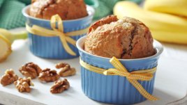 Мъфини с орехи и локум