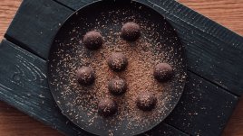 Бонбони с шоколад и семена от чиа