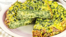 Киш със спанак без тесто