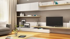 Как да организираме пространството около телевизора