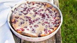 Френско черешово клафути 