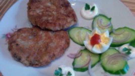 Шницели с ориз, агнешко и зеленчуци