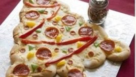 Пица във формата на елха