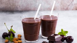 Смути с череши и шоколад