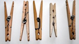 Оригинални декорации върху щипки