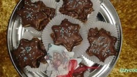 Двойно шоколадови звездички  