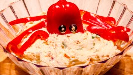 Разядка с крема сирене