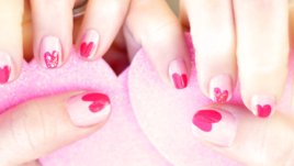Маникюр със сърца за Свети Валентин (галерия)