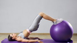 3 упражнения с фитнес топка